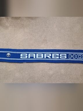 Buffalo Sabres Hockey Blue Knit Wall Scarf